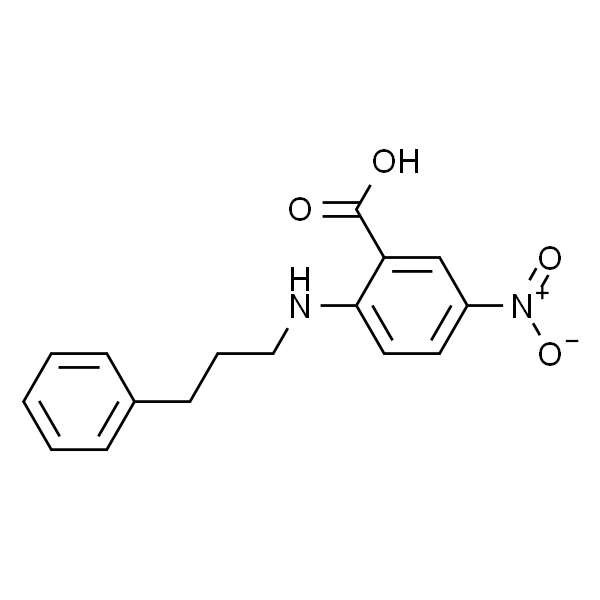 5-硝基-2-((3-苯基丙基)氨基)苯甲酸