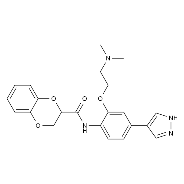 N-[2-[2-(二甲基氨基)乙氧基]-4-(1H-吡唑-4-基)苯基]-2,3-二氢-1,4-苯并二恶烷-2-甲酰胺