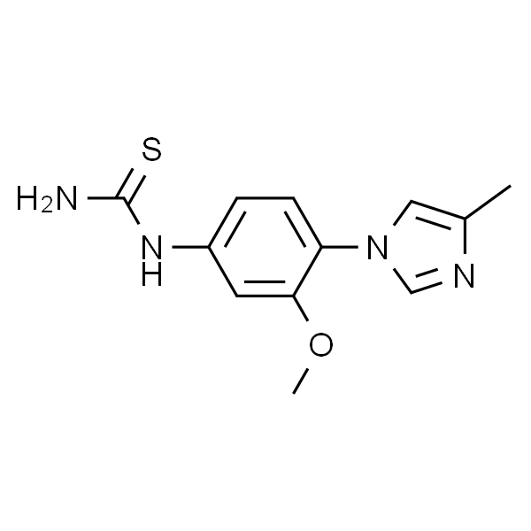 1-(3-methoxy-4-(4-methyl-1H-imidazol-1-yl)phenyl)thiourea