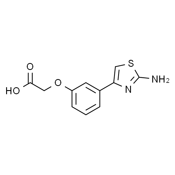 2-[3-(2-氨基-4-噻唑基)苯氧基]乙酸