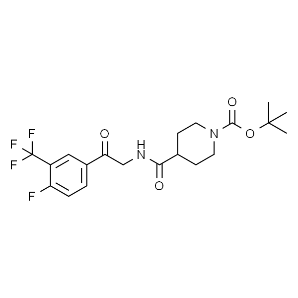 1-Boc-4-(2-(4-氟-3-(三氟甲基)苯基)-2-氧代乙基)哌啶