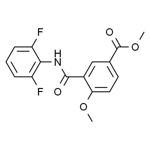 methyl 3-(2,6-difluorophenylcarbamoyl)-4-methoxybenzoate