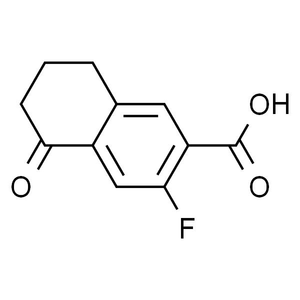 3-氟-5-氧代-5,6,7,8-四氢萘-2-羧酸