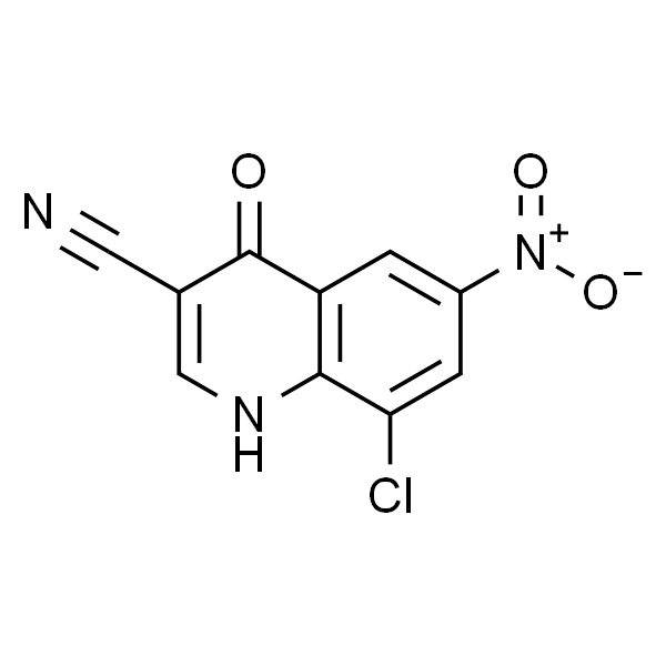 8-Chloro-6-nitro-4-oxo-1,4-dihydroquinoline-3-carbonitrile