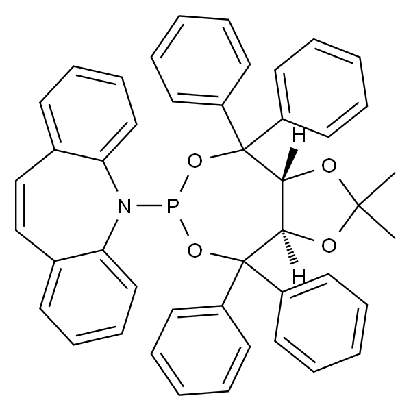 5-[(3aR,8aR)-四氢-2,2-二甲基-4,4,8,8-四苯基-1,3-二氧杂环[4,5-e][1,3,2]二氧杂膦-6-基]-5H-二苯并[b,f]氮杂