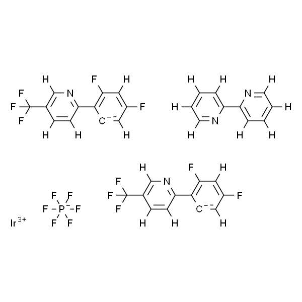 二[2-(2,4-二氟苯基)-5-三氟甲基吡啶][2-2'-联吡啶]铱二(六氟磷酸)盐
