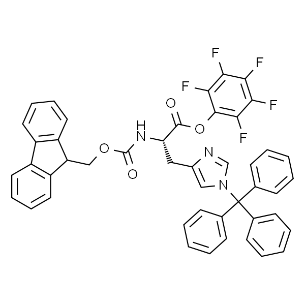 N-Fmoc-N''-三苯甲基-L-组氨酸五氟苯基酯