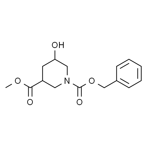 1-Cbz-5-羟基-3-哌啶甲酸甲酯