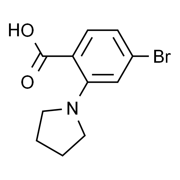 2-(1-吡咯烷基)-4-溴苯甲酸