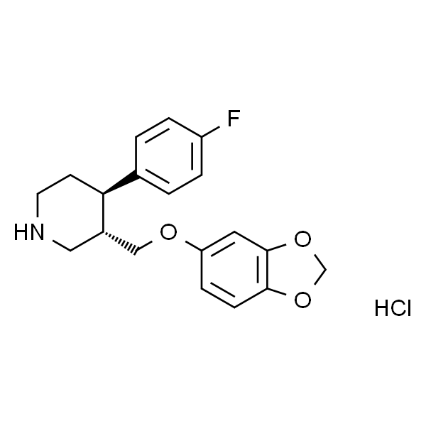 (3S,4R)-3-((苯并[d][1,3]dioxol-5-氧基)甲基)-4-(4-氟苯基)哌啶盐酸盐半水合物