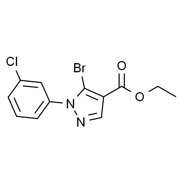 5-溴-1-(3-氯苯基)-1H-吡唑-4-羧酸乙酯