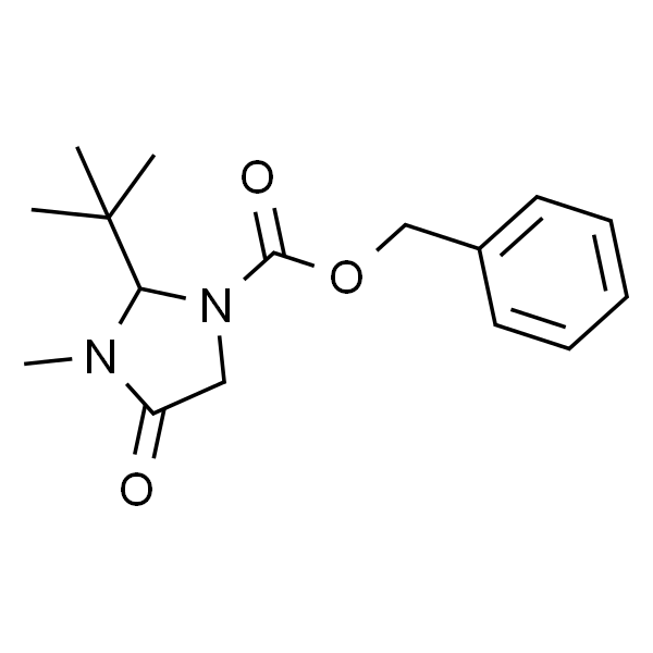Benzyl 2-(tert-butyl)-3-methyl-4-oxoimidazolidine-1-carboxylate