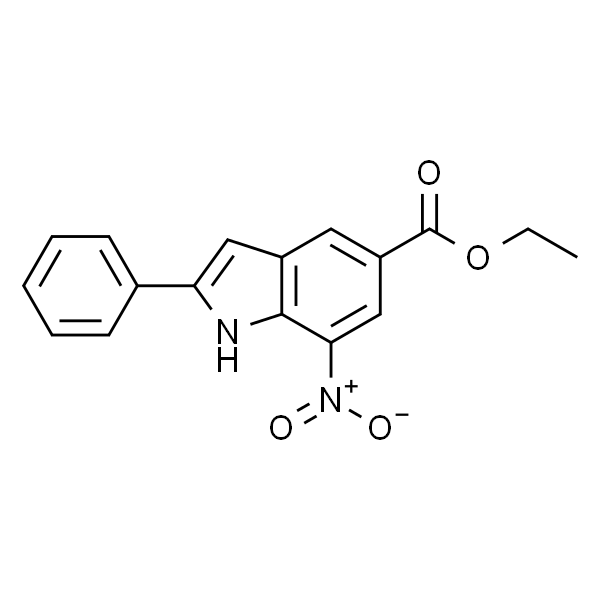 7-硝基-2-苯基-1H-吲哚-5-羧酸乙酯