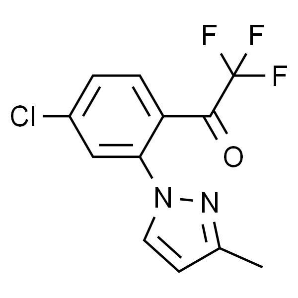 1-(4-氯-2-(3-甲基-1H-吡唑-1-基)苯基)-2,2,2-三氟乙酮