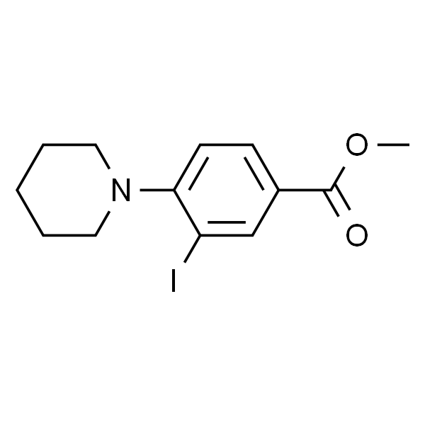Methyl 3-iodo-4-(piperidin-1-yl)benzoate