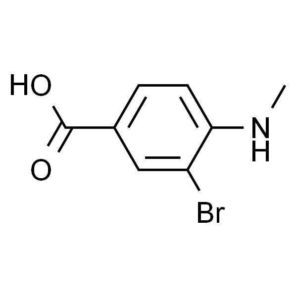 3-溴-4-(甲基氨基)苯甲酸