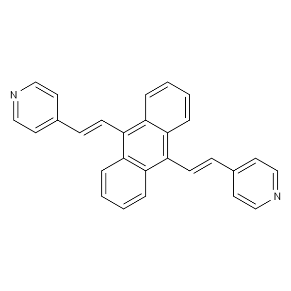 9,10-双((E)-2-(吡啶-4-基)乙烯基)蒽