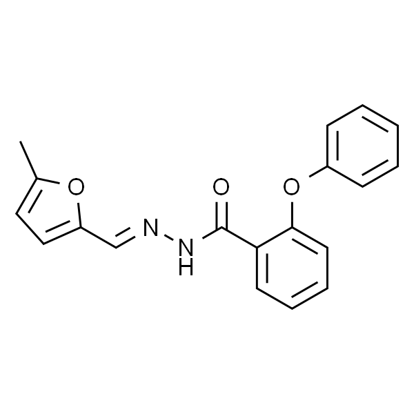 (E)-N'-((-甲基呋喃-2-基)亚甲基)-2-苯氧基苯甲酰肼