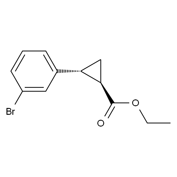 rel-(1R,2R)-2-(3-溴苯基)环丙烷-1-羧酸乙酯