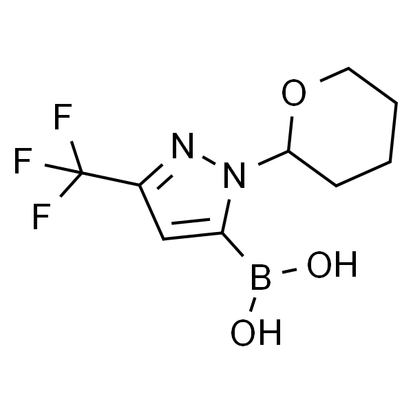 (1-(四氢-2H-吡喃-2-基)-3-(三氟甲基)-1H-吡唑-5-基)硼酸