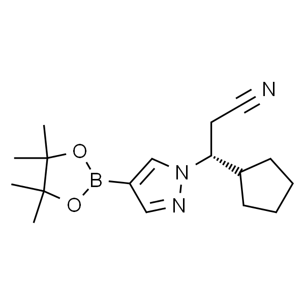 (BETAR)-BETA-环戊基-4-(4,4,5,5-四甲基-1,3,2-二氧杂硼杂环戊烷-2-基)-1H-吡唑-1-丙腈