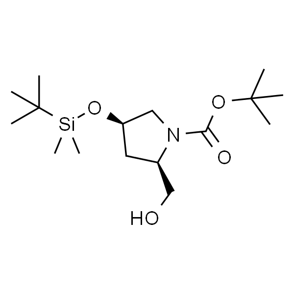 (2R,4R)-4-((叔丁基二甲基甲硅烷基)氧基)-2-(羟甲基)吡咯烷-1-羧酸叔丁酯
