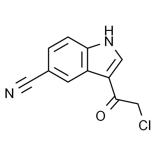 3-(2-氯乙酰基)-1H-吲哚-5-甲腈