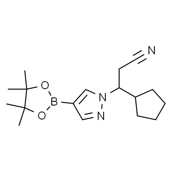 3-环戊基-3-(4-(4,4,5,5-四甲基-1,3,2-二氧硼杂环戊烷-2-基)-1H-吡唑-1-基)丙腈