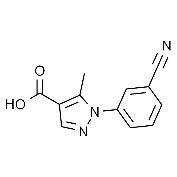 1-(3-氰基苯基)-5-甲基-1H-吡唑-4-羧酸