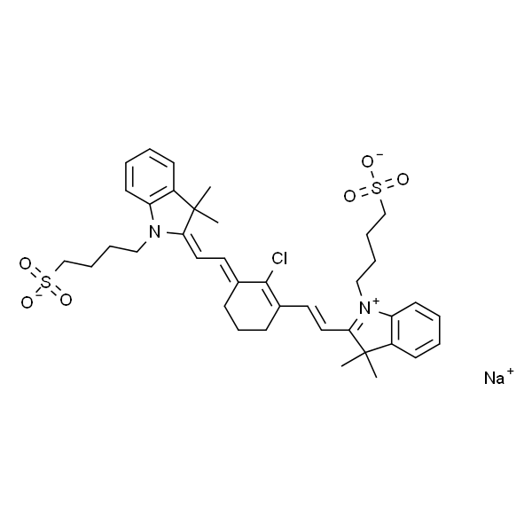 2-[2-[2-氯-3-[2-[1,3-二氢-3,3-二甲基-1-(4-磺酸基丁基)-2H-吲哚-2-亚基]乙亚基]-1-环己烯-1-基]乙烯基]-3,3-二甲基-1-(4-磺酸基丁基)-3H-吲哚内盐钠盐