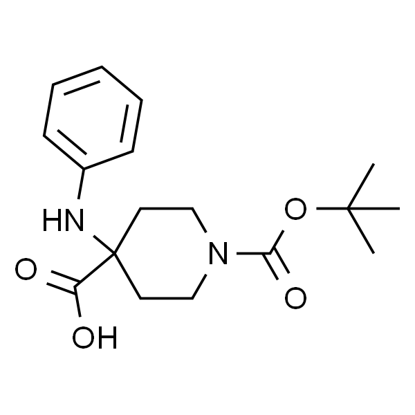 1-(叔丁氧基羰基)-4-(苯基氨基)哌啶-4-羧酸