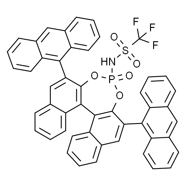 N-​[(11bS)​-​2，​6-​二(​9-​蒽基)-​4-​氧-联萘并[2，​1-​d:1'，​2'-​f]​[1，​3，​2]​二氧磷杂-​4-​基]​-​1，​1，​1-三氟甲磺酰胺
