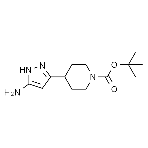 4-(5-氨基-1H-吡唑-3-基)哌啶-1-甲酸叔丁酯
