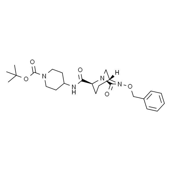 tert-Butyl 4-((1R,2S,5R)-6-(benzyloxy)-7-oxo-1,6-diazabicyclo[3.2.1]octane-2-carboxamido)piperidine-1-carboxylate