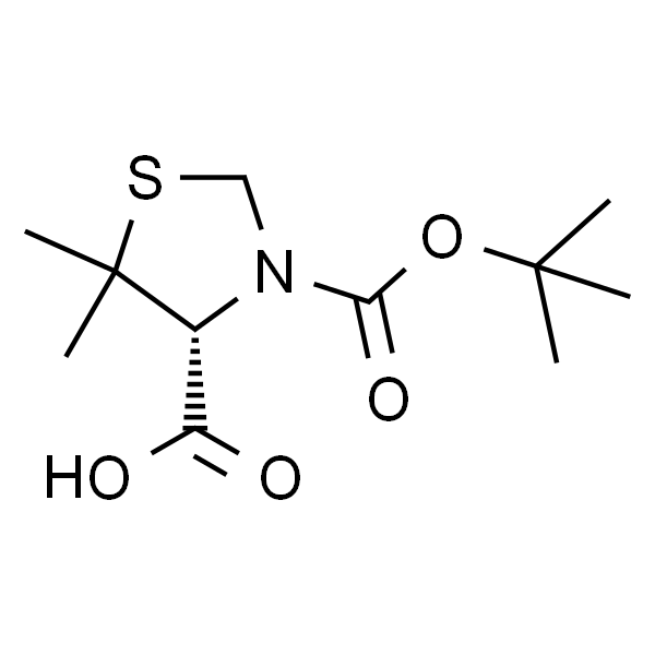 (R)-3-(叔丁氧基羰基)-5,5-二甲基噻唑烷-4-羧酸
