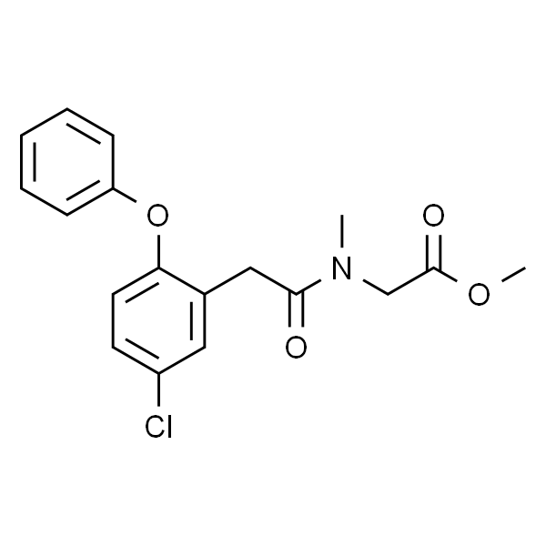 methyl 2-(2-(5-chloro-2-phenoxyphenyl)-N-methylacetamido)acetate
