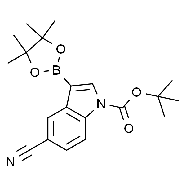 5-氰基-3-(4,4,5,5-四甲基-1,3,2-二氧杂硼烷-2-基)-1H-吲哚-1-甲酸叔丁酯