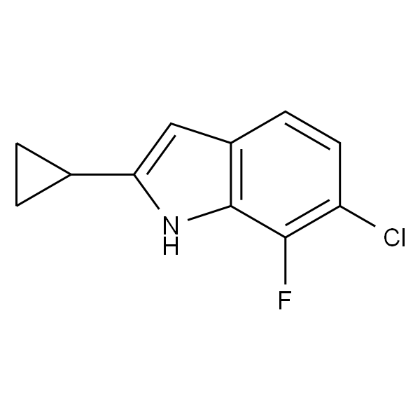 6-氯-2-环丙基-7-氟-1H-吲哚