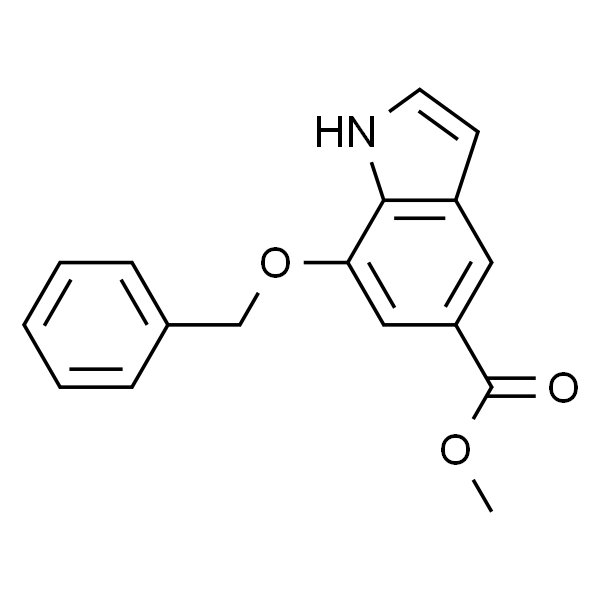 7-(苄氧基)-1H-吲哚-5-甲酸甲酯
