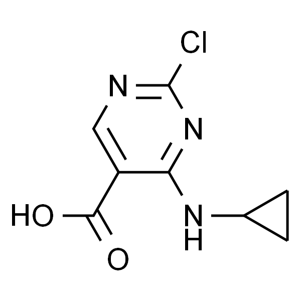 2-氯-4-(环丙基氨基)嘧啶-5-甲酸