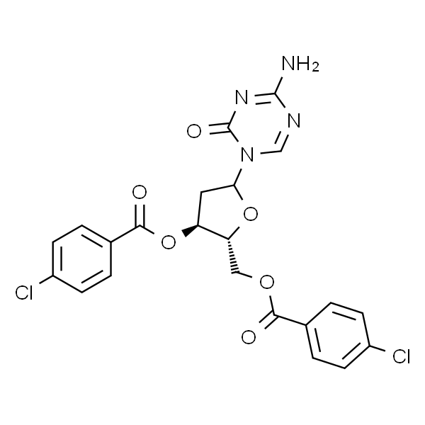 4-氨基-1-[3,5-双-O-(4-氯苯甲酰基)-2-脱氧-D-赤型-呋喃戊糖基]-1,3,5-三嗪-2(1H)-酮