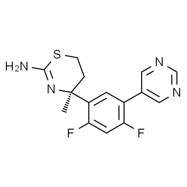 (4S)-4-[2,4-二氟-5-(5-嘧啶)苯基]-5,6-二氢-4-甲基-4H-1,3-噻嗪-2-胺