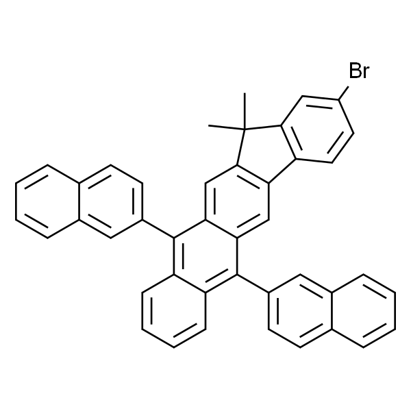 2-溴-13,13-二甲基-6,11-二-2-萘基-13H-茚并[1,2-B]蒽