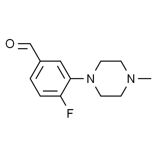 3-(4-甲基-1-哌嗪基)-4-氟苯甲醛