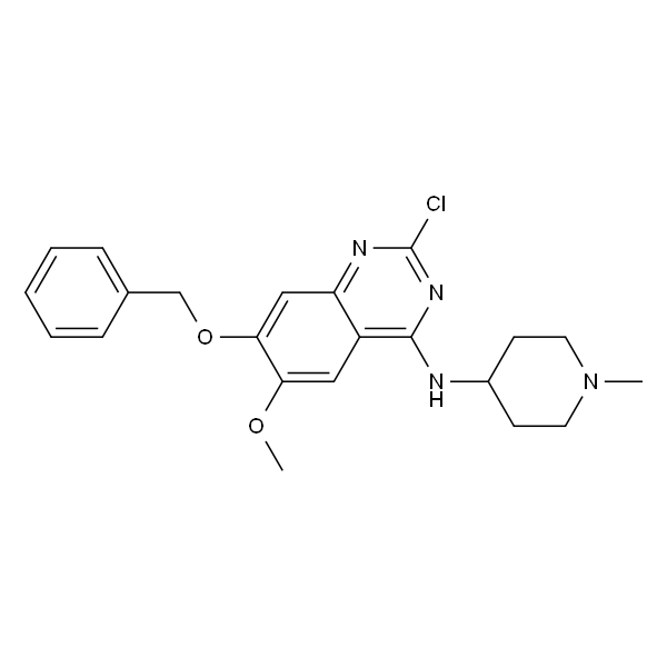 7-(苄氧基)-2-氯-6-甲氧基-N-(1-甲基哌啶-4-基)喹唑啉-4-胺