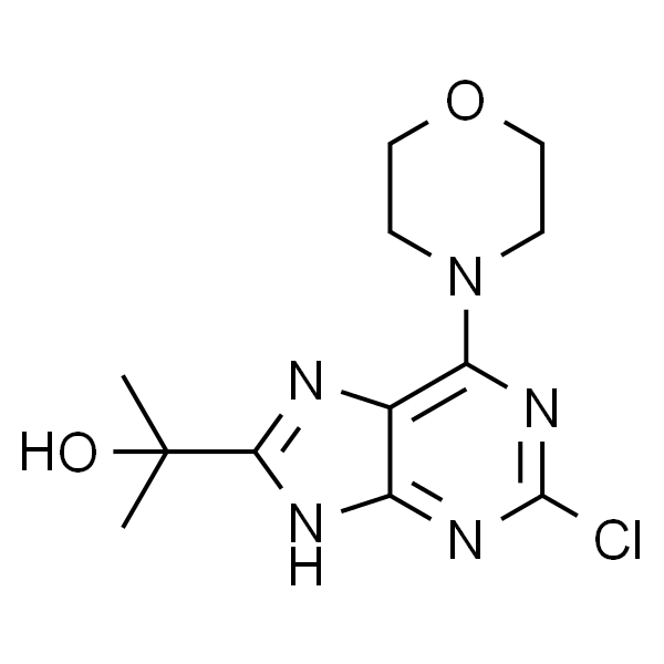 2-(2-氯-6-吗啉代-7H-嘌呤-8-基)丙-2-醇