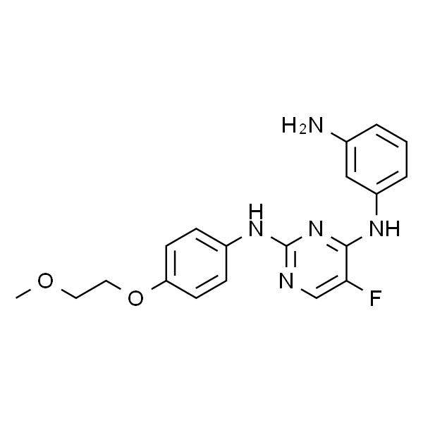 N4-(3-氨基苯基)-5-氟-N2-(4-(2-甲氧基乙氧基)苯基)嘧啶-1,4-二胺