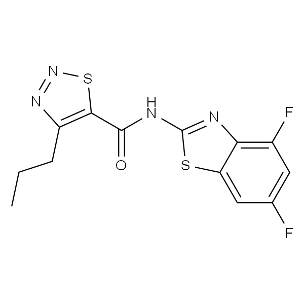 N-(4,6-二氟苯并[d]噻唑-2-基)-4-丙基-1,2,3-噻二唑-5-甲酰胺