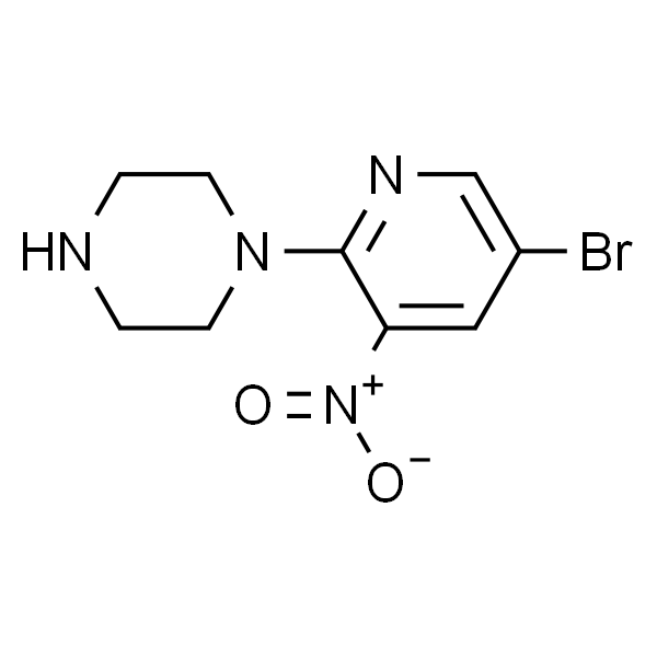 1-(5-溴-3-硝基吡啶-2-基)哌嗪