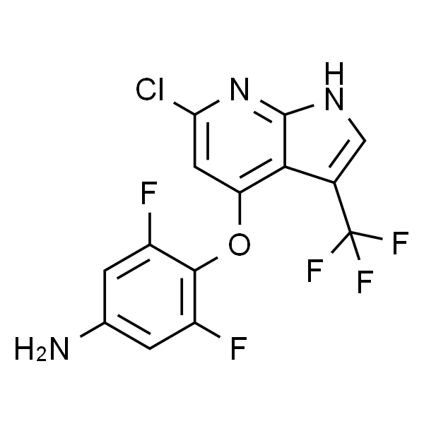 Benzenamine, 4-[[6-chloro-3-(trifluoromethyl)-1H-pyrrolo[2,3-b]pyridin-4-yl]oxy]-3,5-difluoro-